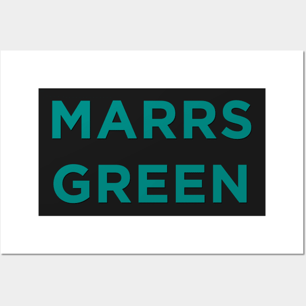 Marrs Green World's Favorite Color Wall Art by AMangoTees